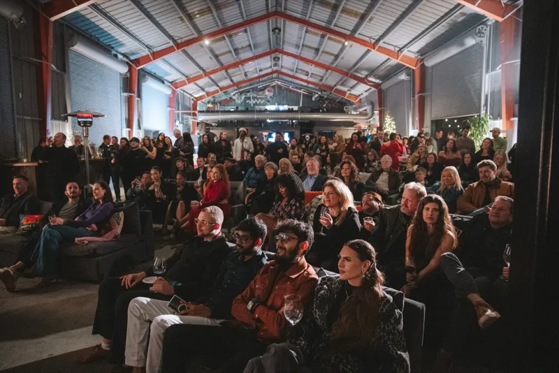 StreamFest screening audience